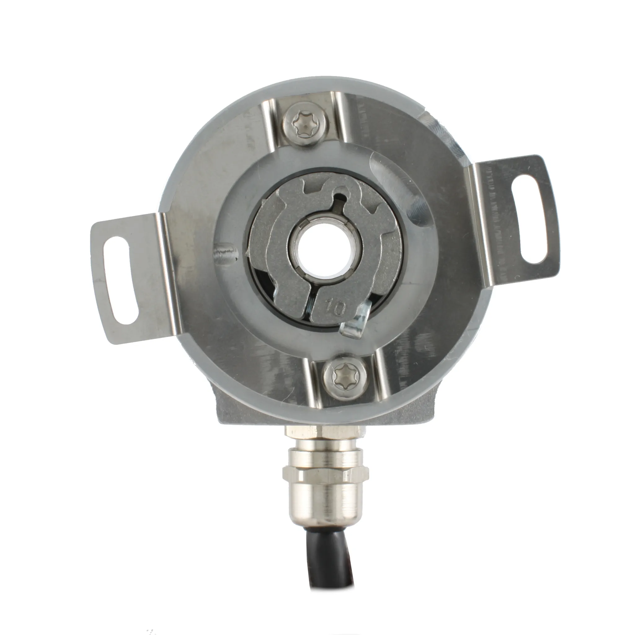 Инкрементальный программируемый энкодер D=58мм, полый вал 10мм, 3000 имп/об, 5…30VDC, выход TTL/HTL с инверсией, IP5