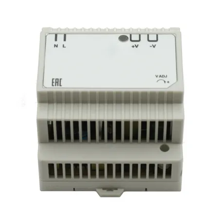 Источник питания INNOCONT. Вход: 220VAC, 0.48А, выход: 30W, 24VDC, 1.5A, -10 +50С, IP20, типы защиты: КЗ, перегрузка, перенапряжение SB-D-30-24