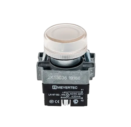 Сигнальная лампа белый, 220V AC/DC