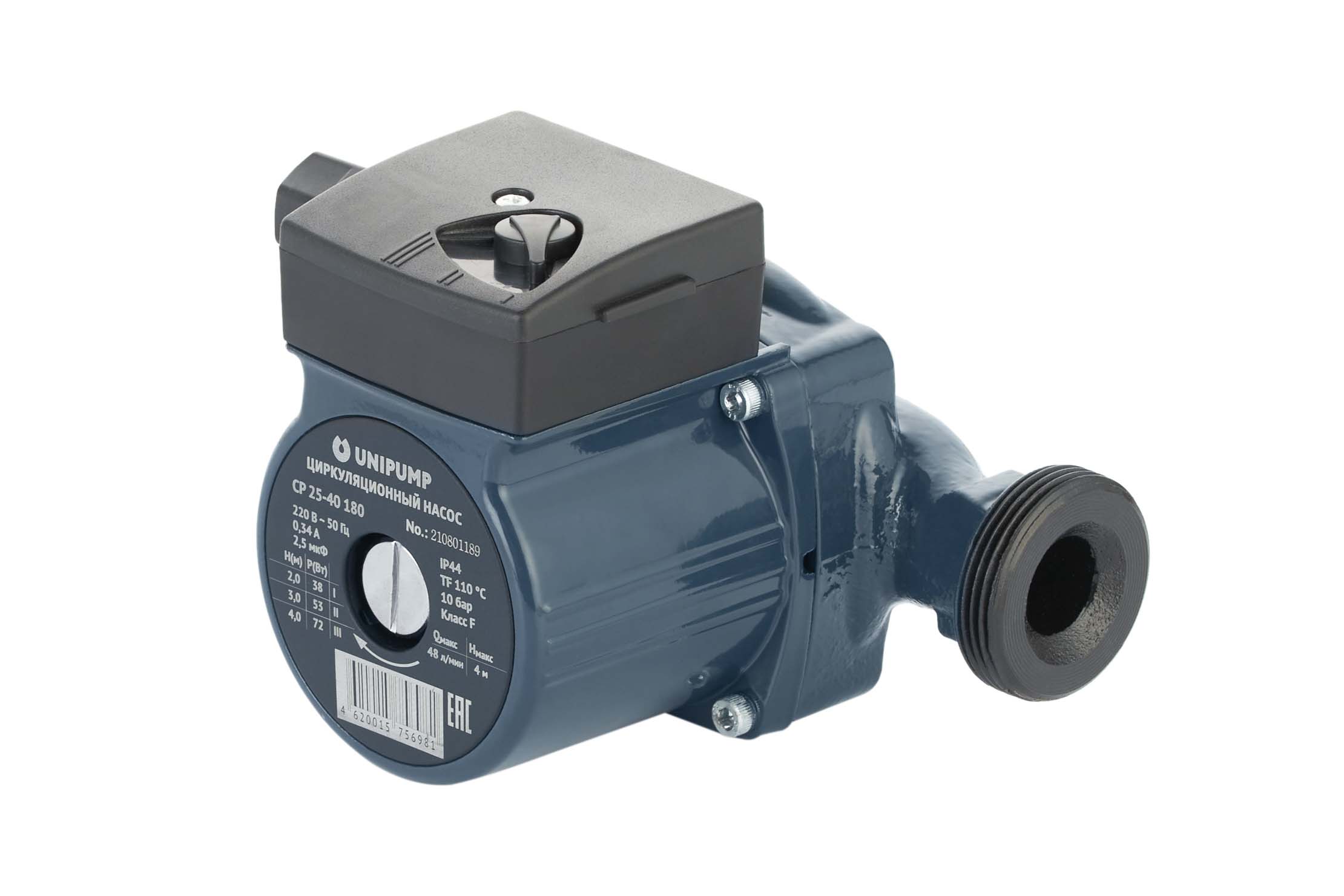 Циркуляционный насос UNIPUMP CP 25-40 180