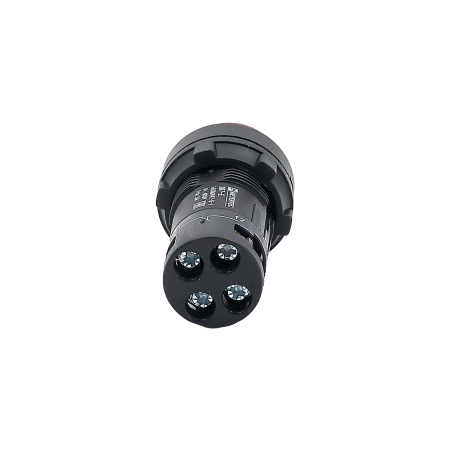 Кнопка красная выступающая с подсветкой, 1NС, 24V AC/DC, IP54, пластик